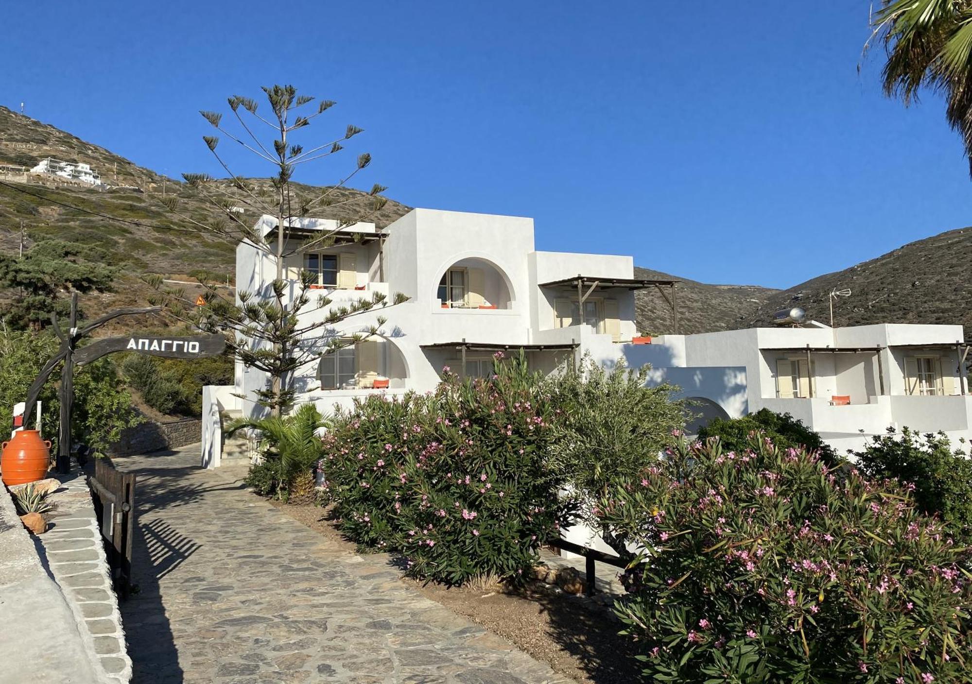 Apaggio Apartments Katápola Dış mekan fotoğraf